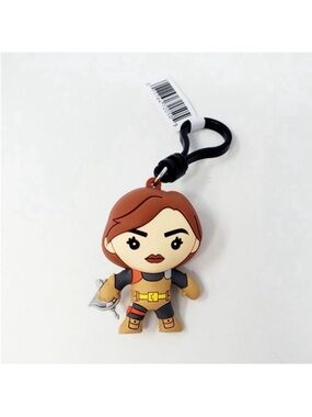 Gi-Joe Cartoon Lady Jaye Figural 3D Keychain Bag Clip Collector Toy Figure